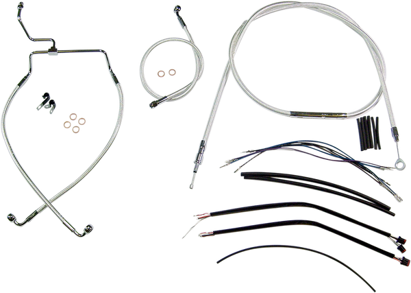 Sterling Chromite Ii® Designer Handlebar Installation Kit Silver, 2, nordicamoto.ro