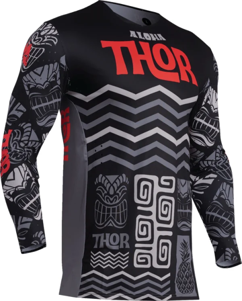 Prime Aloha Jersey Black, Gray  2XL, 1, nordicamoto.ro