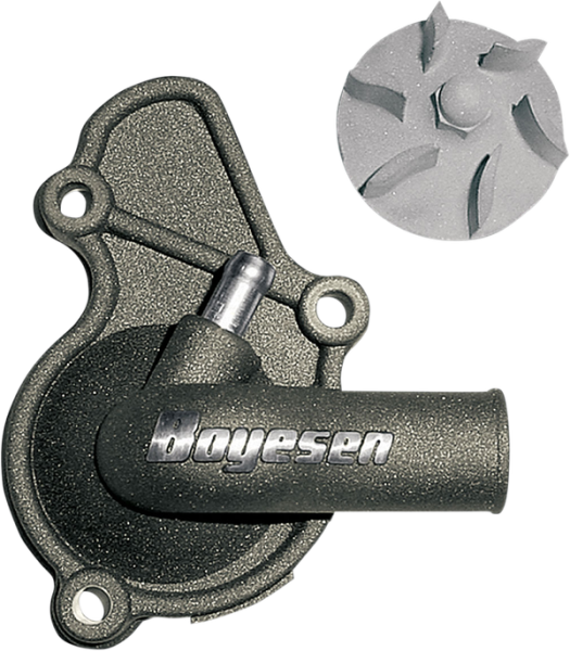 Supercooler Water Pump Cover And Impeller Kit Magnesium, Powder-coated, 1, nordicamoto.ro