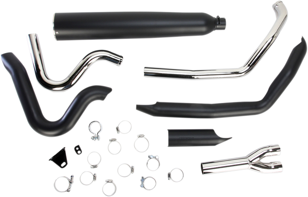 Powr-flo Rpt 2:1 Exhaust System Black, 5, nordicamoto.ro