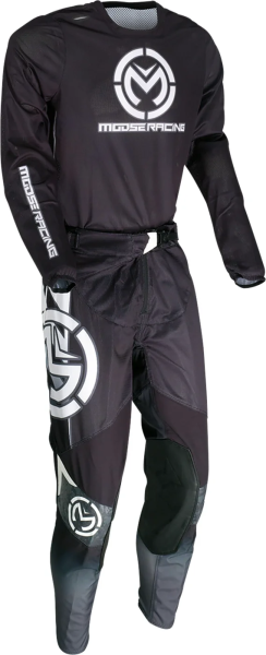 MOOSE RACING Sahara Jersey Black, White  L +, 4, nordicamoto.ro