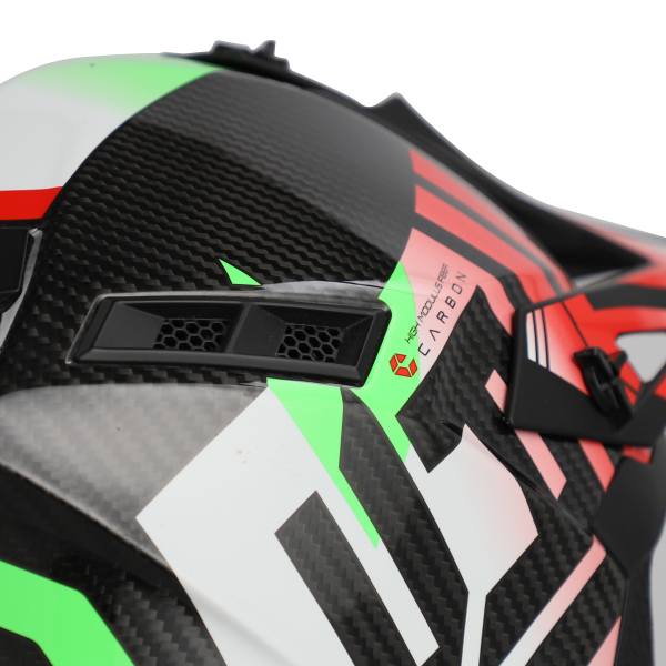 Casca Acerbis Steel Carbon 22-06 zöld/rózsaszín M, 7, nordicamoto.ro