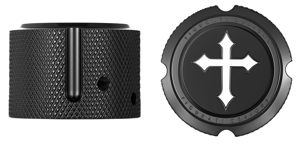 Front Axle Nut Cover Black, 1, nordicamoto.ro
