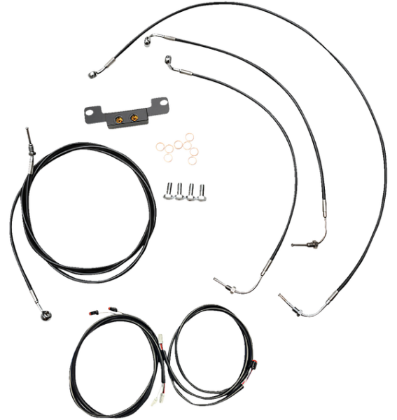 Complete Plug-and-play Cable Kit Black, 1, nordicamoto.ro