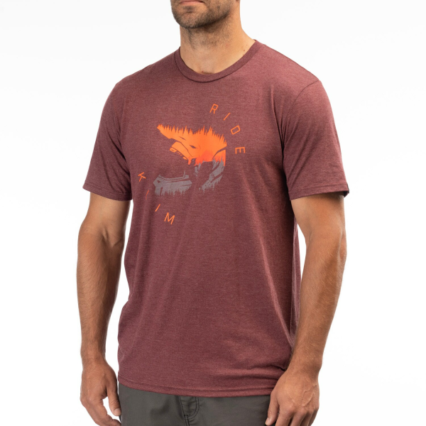 Tricou Klim Ride Tri-blend Heathered Charcoal - Monument, 7, nordicamoto.ro