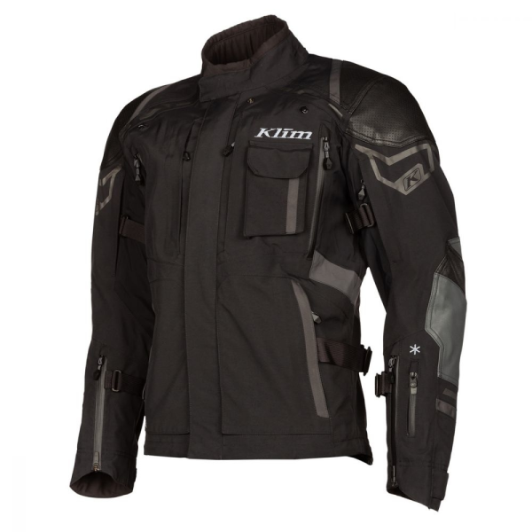 Klim Kodiak Stealth fekete textil motoros kabát, 2, nordicamoto.ro