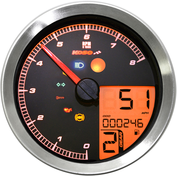 Tnt-b Multi-function Meter Chrome, 5, nordicamoto.ro