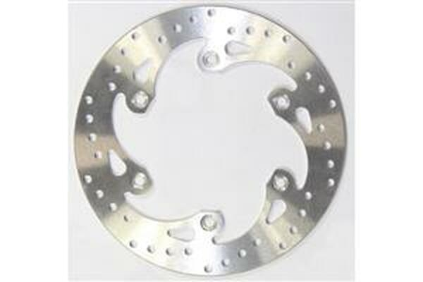 Round Fixed Brake Rotor Silver, Stainless Steel, 1, nordicamoto.ro