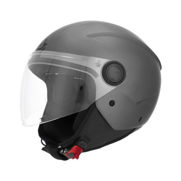 Acerbis Brezza Jet sisak, metál sötét szürke, L-es méret, 1, nordicamoto.ro