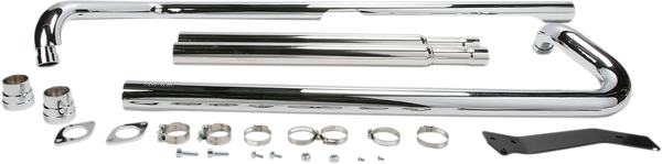 Speedster Long Exhaust System Chrome, 5, nordicamoto.ro