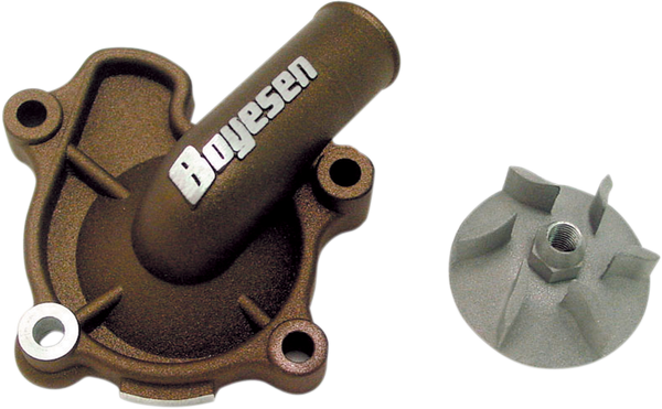 Supercooler Water Pump Cover And Impeller Kit Magnesium, Powder-coated, 1, nordicamoto.ro