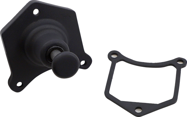 Solenoid End Cover With Starter Button Black, 2, nordicamoto.ro