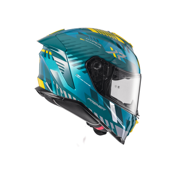 Casca Premier Hyper Carbon XR sisak, kék/sárga, L-es méret, 6, nordicamoto.ro