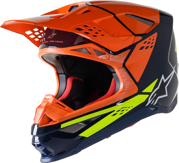 Supertech M8 Factory Helmet Blue, Orange, Yellow L, 1, nordicamoto.ro