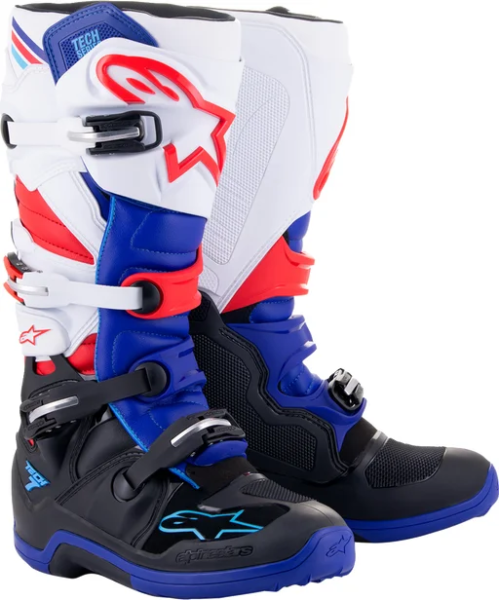 Cizme Alpinestars Tech 7 White/Red/Blue/Black 44,5, 1, nordicamoto.ro