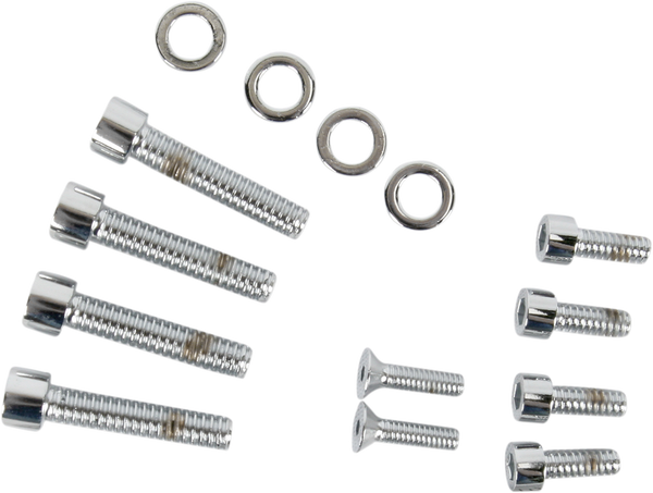 Handlebar Lever Switch Housing Master Cylinder Fastener Silver, 1, nordicamoto.ro