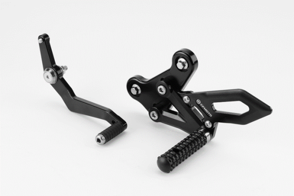 ÁLLÍTHATÓ BAL OLDALI REARSET CFMOTO 675SR-R – FEKETE, 1, nordicamoto.ro