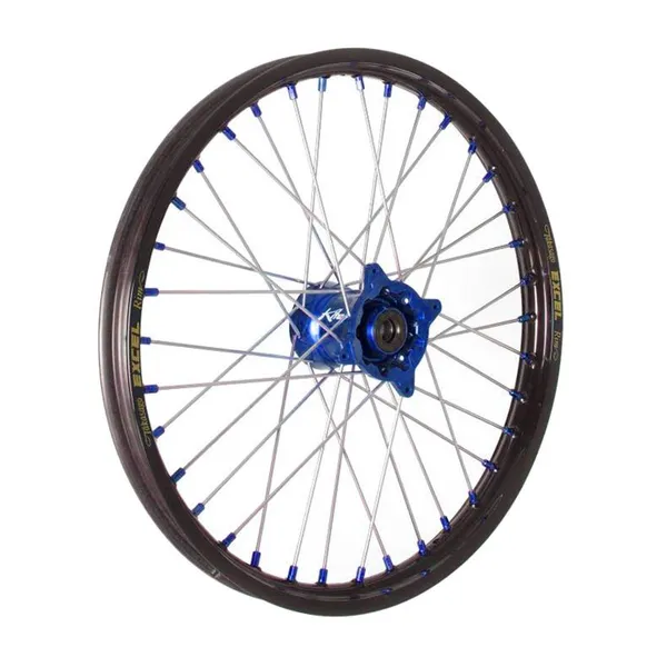 Elite Mx-en felni, ezüst küllők, fekete, kék, 1, nordicamoto.ro