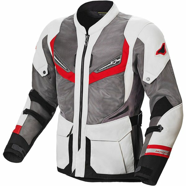 Geaca de vara touring Macna Aerocon Night Eye Gri / Rosu L, 4, nordicamoto.ro