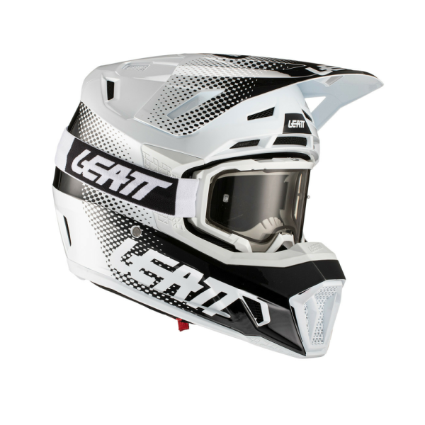 Leatt sisak akció: 7.5 V22 fehér/fekete + Leatt Velocity 4.5 L szemüveg +, 1, nordicamoto.ro