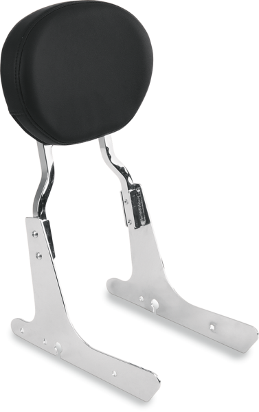 Oval Backrest Pad Black, 1, nordicamoto.ro