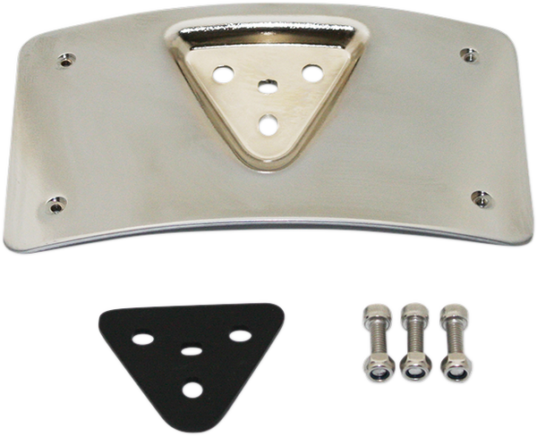 Radius License Plate Mount Chrome, 1, nordicamoto.ro