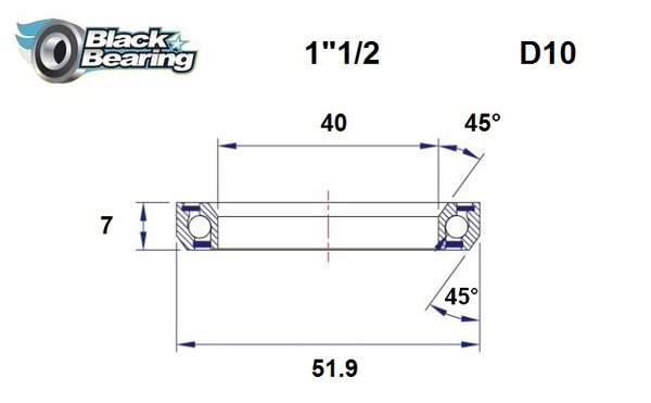 Headset Bearing, 1, nordicamoto.ro