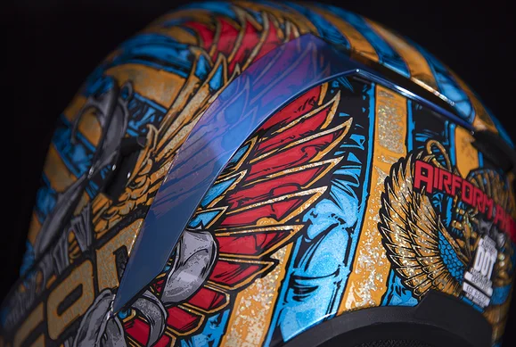 Airform Pharaoh Helmet Multi, Gold L, 7, nordicamoto.ro
