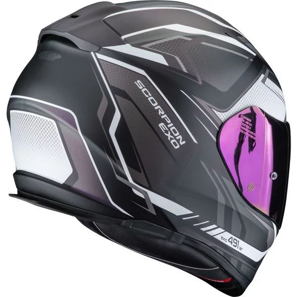 SCORPION EXO-491 ZUMO L teljes arcú sisak, matt fekete/piros, 4, nordicamoto.ro