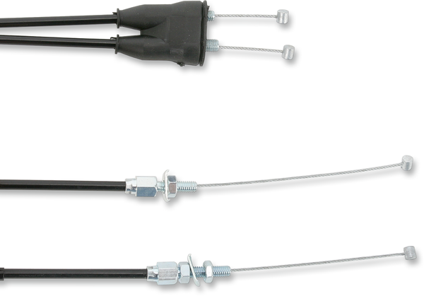 Vinyl Covered Throttle/choke Cable Black, 1, nordicamoto.ro