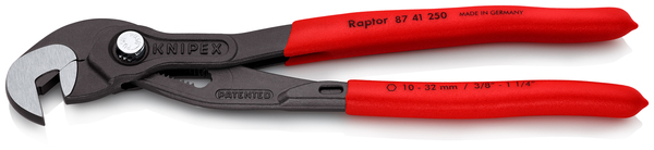 Multiple Slip Joint Spanner (r)raptor(r) Black, Red, 1, nordicamoto.ro