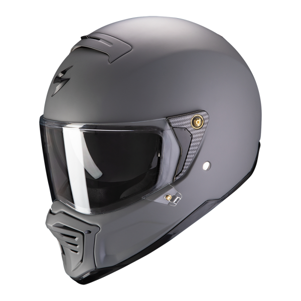 Scorpion EXO HX1 teljes arcú sisak – Grigio Cemento Opaco, M-es méret, 1, nordicamoto.ro