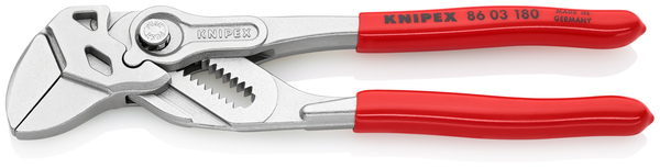 Pliers Wrench Red, Chrome, 1, nordicamoto.ro