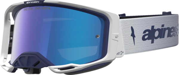 Alpinestars Vision 8 borostyánsárga–kék–fehér színű, színezett lencsés védőszemüveg, 1, nordicamoto.ro