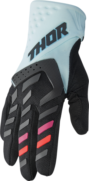 Manusi Dama Thor Spectrum Black/Light Blue/Mint XL, 5, nordicamoto.ro