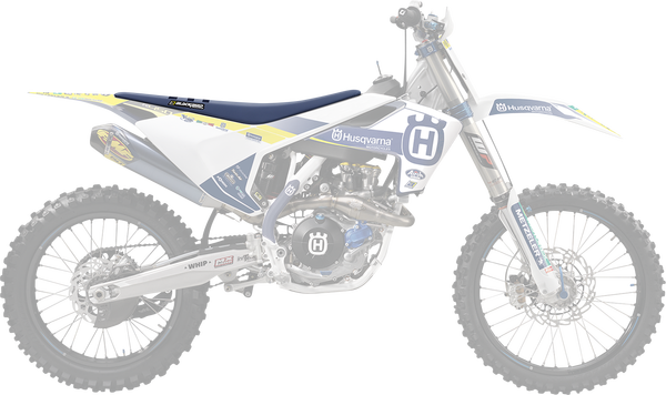 Replica Team Seat Cover Blue, 2, nordicamoto.ro