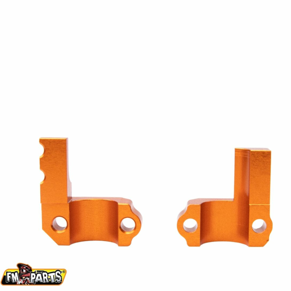 Narancssárga kuplung- és fékpumpa-védő a KTM/Husqvarna/Sherco modellekhez az Fm-Parts gyártmányában, 1, nordicamoto.ro