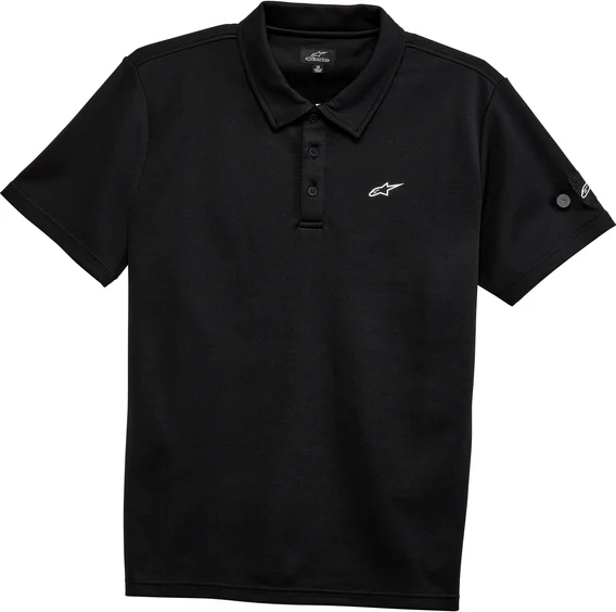 Tricou Polo Alpinestars Realm Black M, 2, nordicamoto.ro