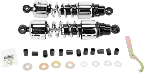 412 Series Cruiser Shocks Black, Chrome, 1, nordicamoto.ro