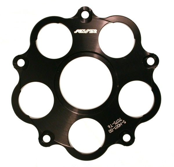 Ducati Sprocket Carrier Black, Anodized, 1, nordicamoto.ro
