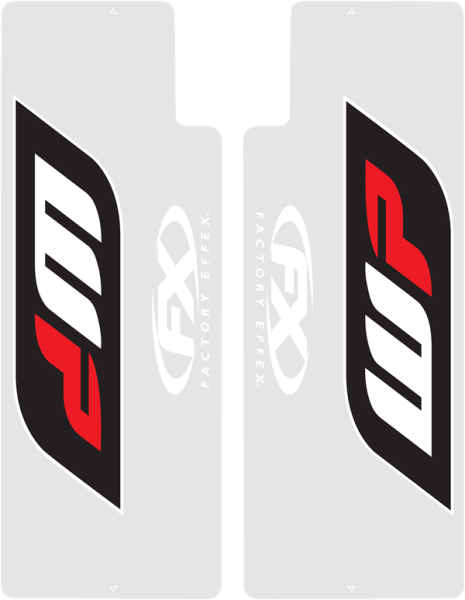 Fork Shields Black, Clear, Red, White, 2, nordicamoto.ro