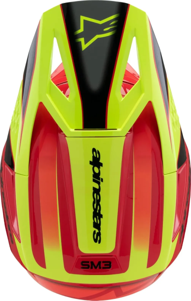 Alpinestars S-M3 Fray gyermek sisak, fekete/piros/sárga, L méret, 7, nordicamoto.ro