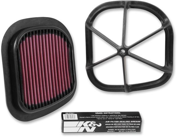 Xstream Series Motocross High-flow Air Filter Black, Red, 1, nordicamoto.ro