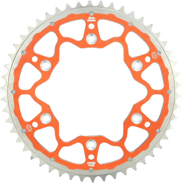 Fusion kettős hátsó lánckerék, narancssárga, 1, nordicamoto.ro
