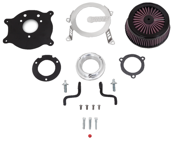 Vo2 Cage Fighter Air Cleaner Black, Red, Silver, 1, nordicamoto.ro