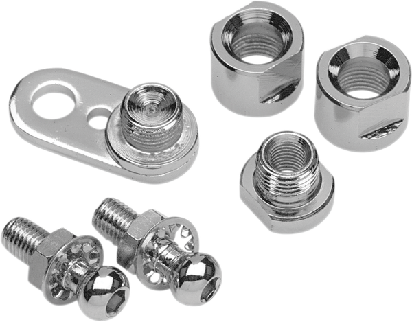 Turn Signal Swivel Kit Chrome, 1, nordicamoto.ro