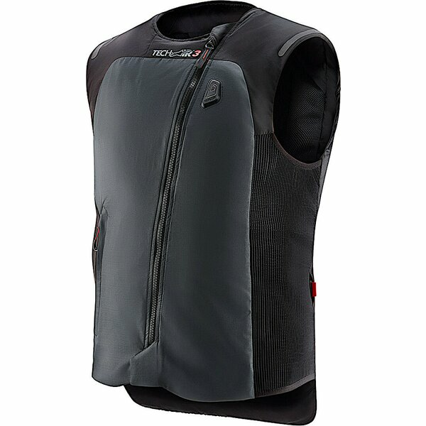 Alpinestars Tech-Air 3 légzsákos mellény, fekete/szürke, XS, 6, nordicamoto.ro