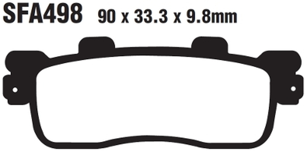 Sfa Series Organic Scooter Brake Pads, 2, nordicamoto.ro