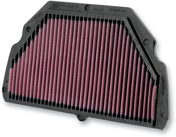 High-flow Air Filter Black, Red, 1, nordicamoto.ro