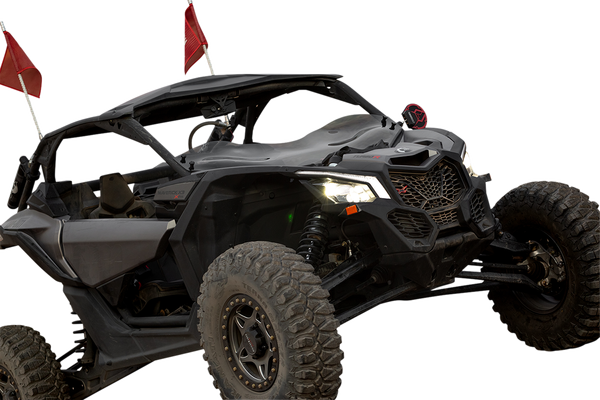 Utv Flare Windshield Kit Gray, 1, nordicamoto.ro